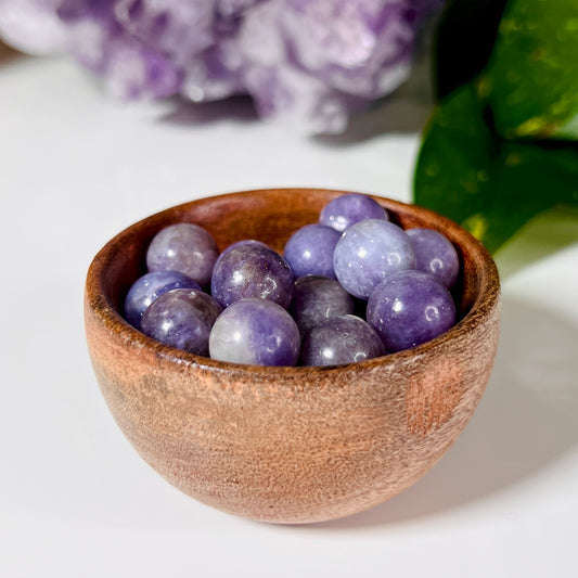 Mini Lepidolite Spheres