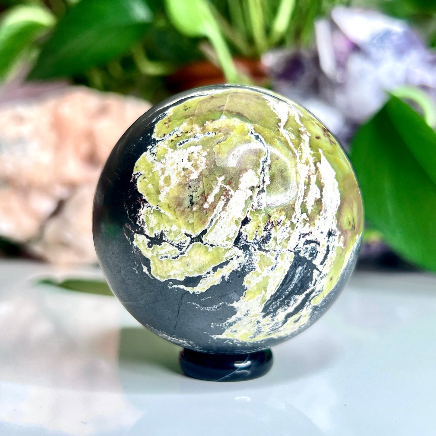 Hematite Serpentine Sphere