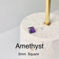 Amethyst Facet - 5mm Princess Cut