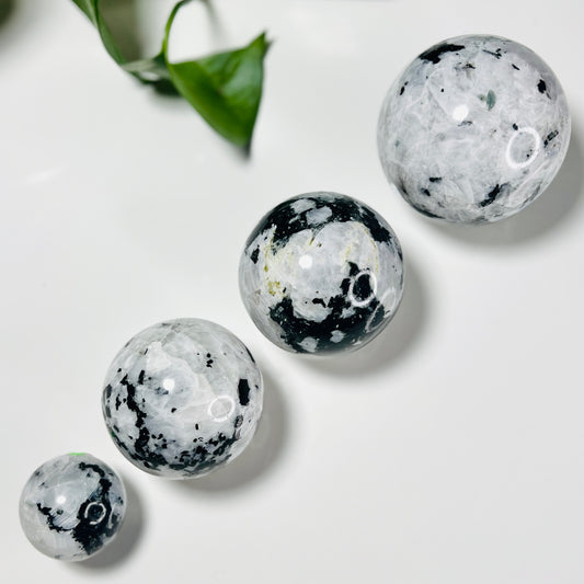 Large Moonstone Spheres