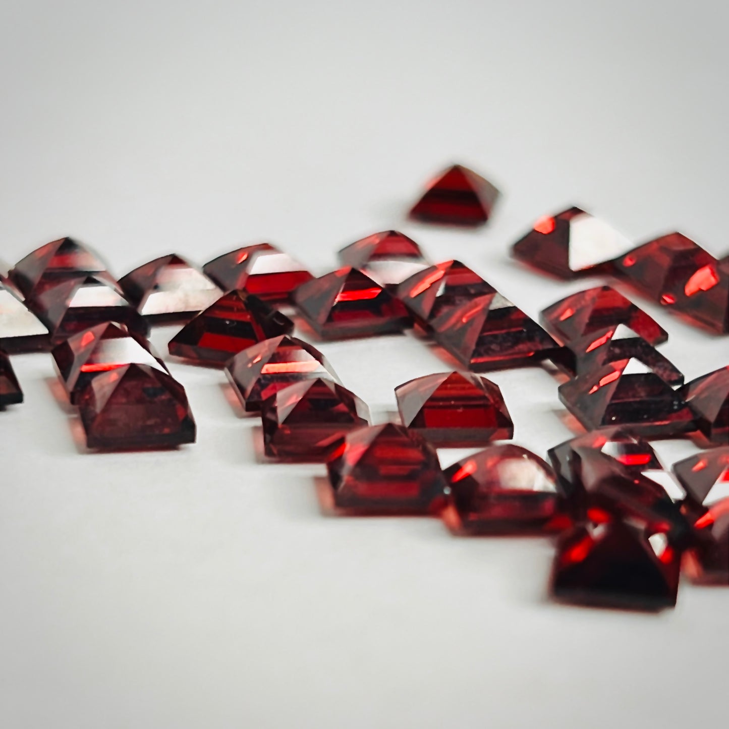 Garnet Facet - 5mm Princess Cut