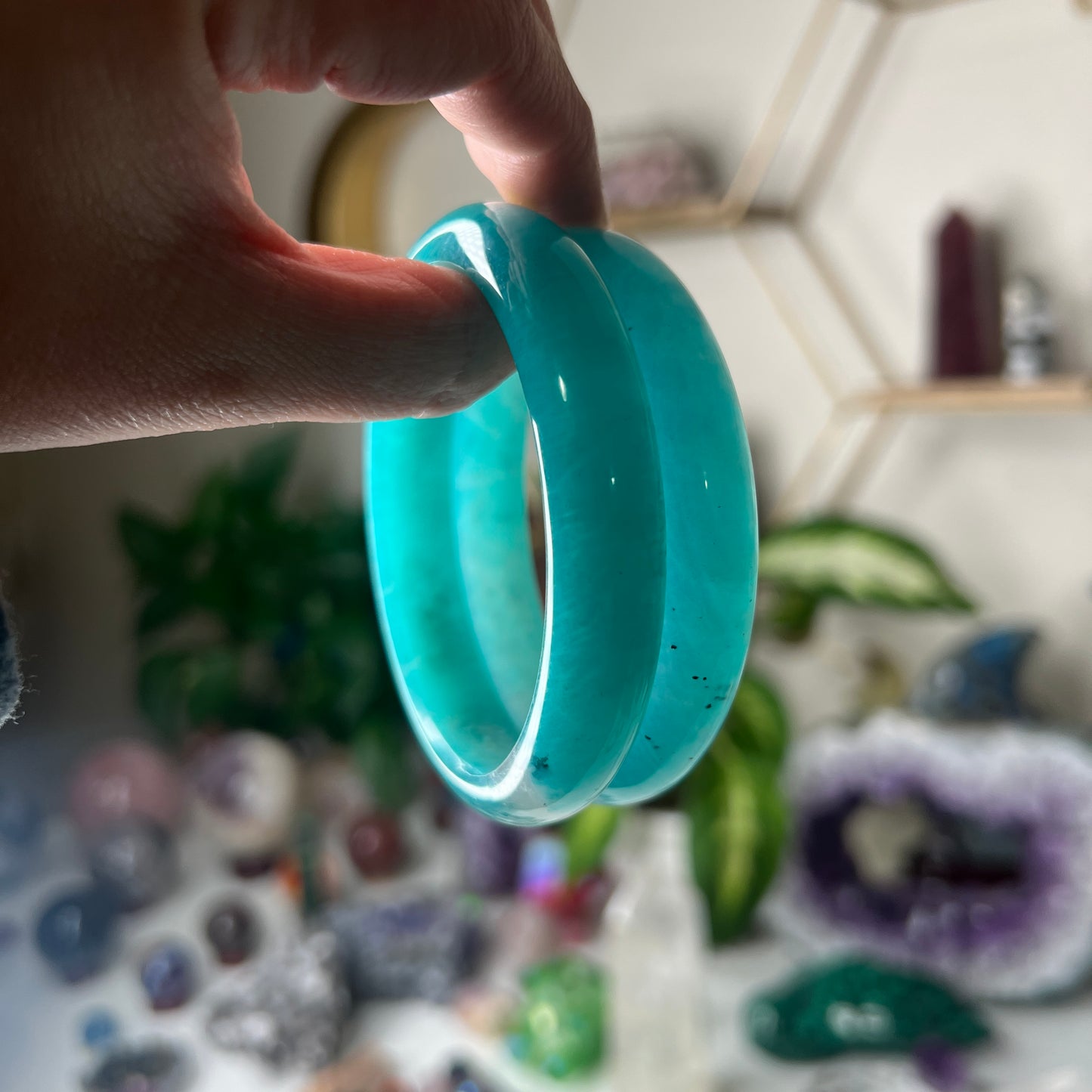 Gel Amazonite Bangle