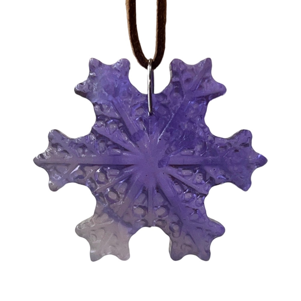 Drilled Fluorite Snowflake