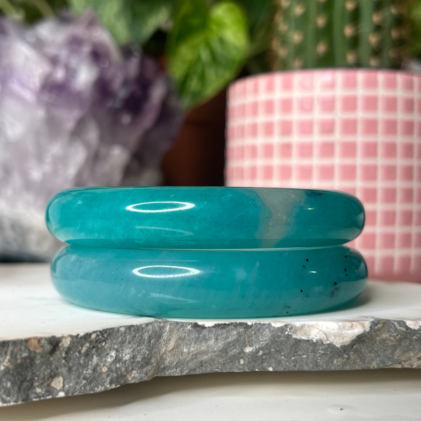 Gel Amazonite Bangle