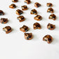 Electroplated Hematite Cat Beads