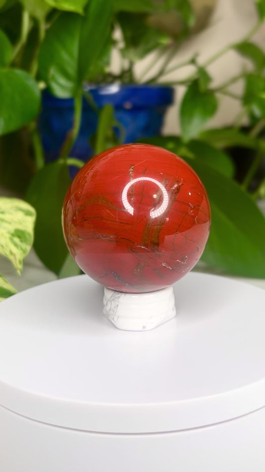 Red Jasper Sphere