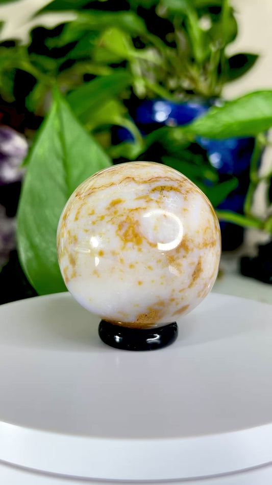 Yellow Agate Sphere