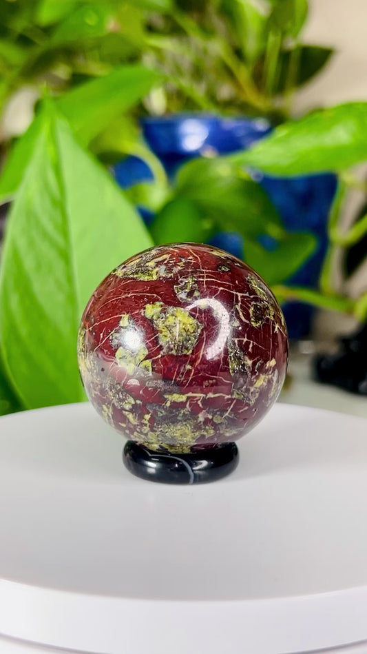 Dragon Bloodstone Sphere