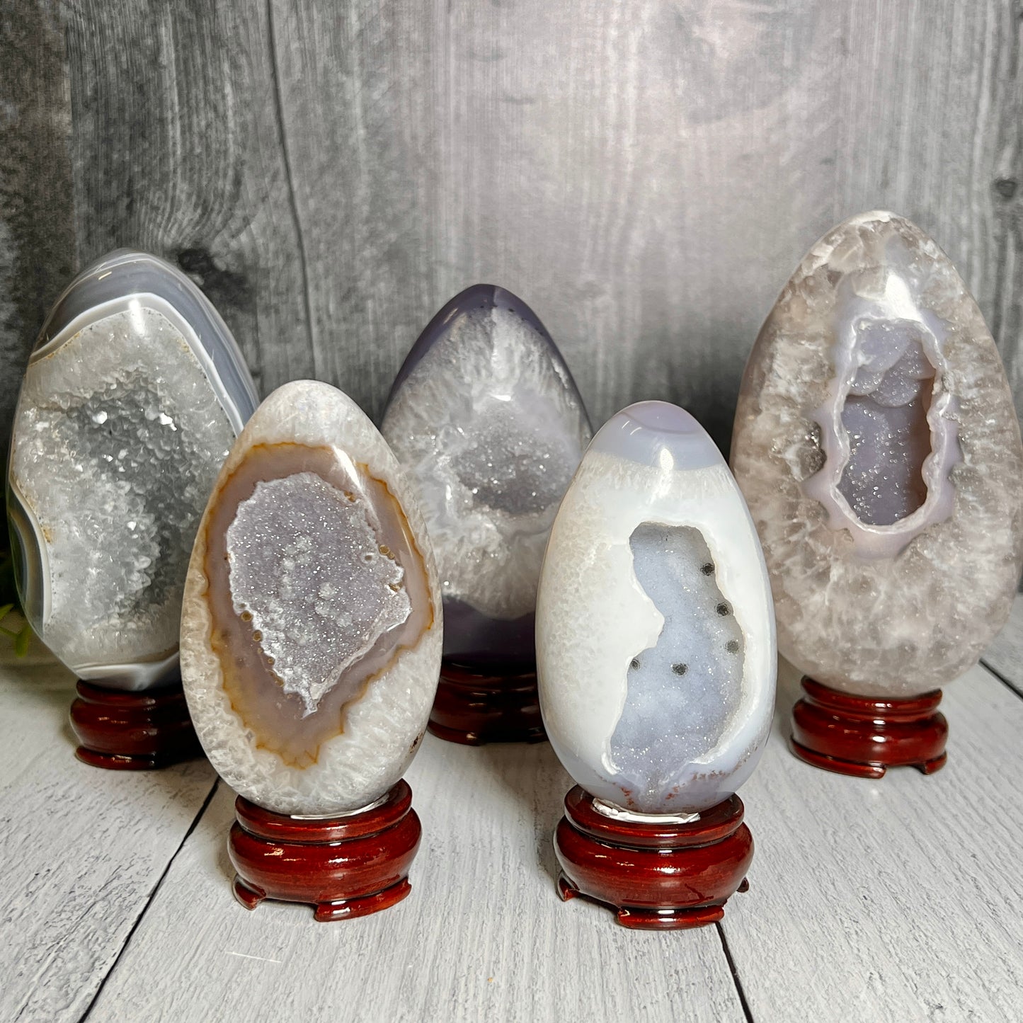 Druzy Agate Eggs