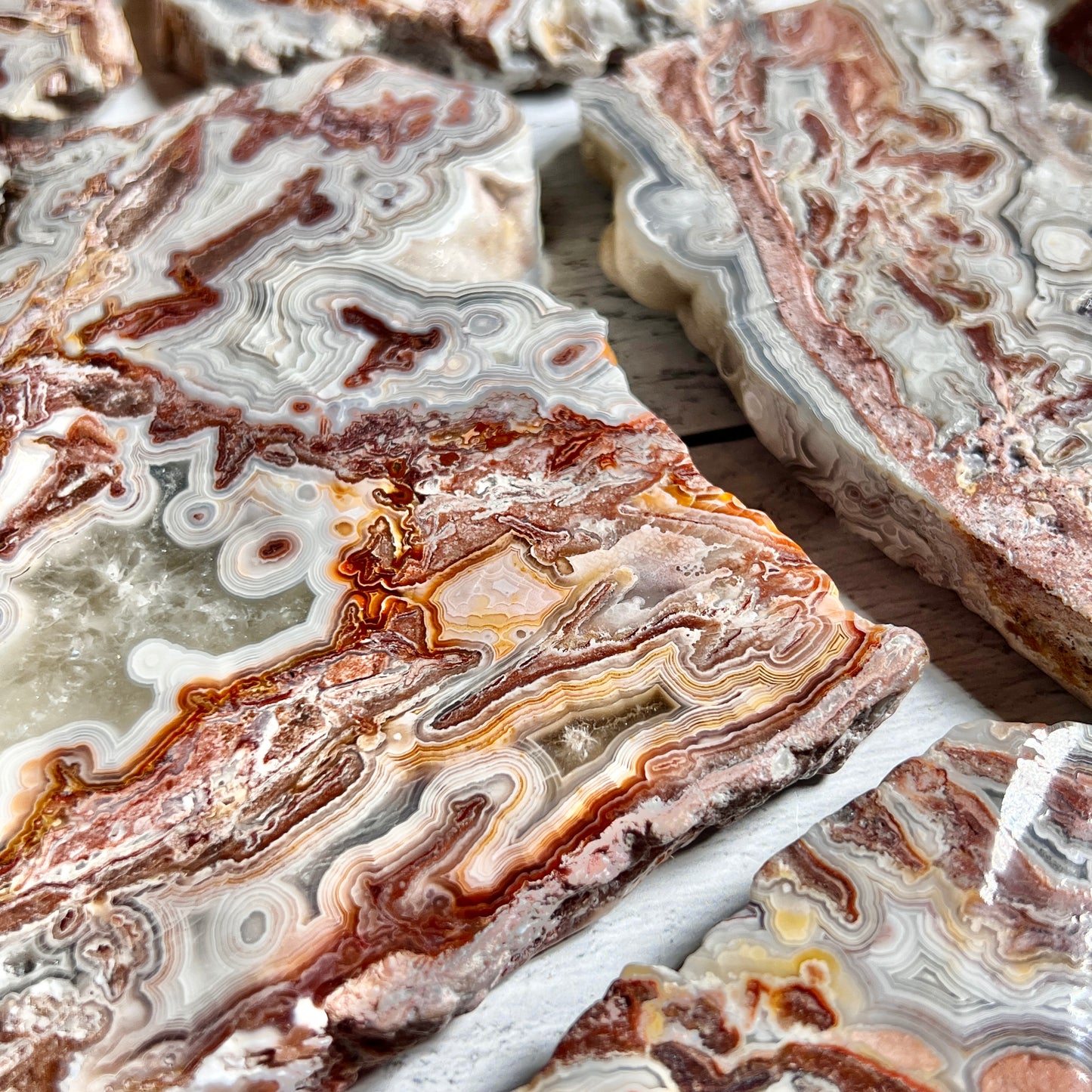 Mexico Crazy Lace Agate Slabs