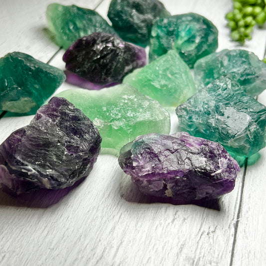 Raw Fluorite