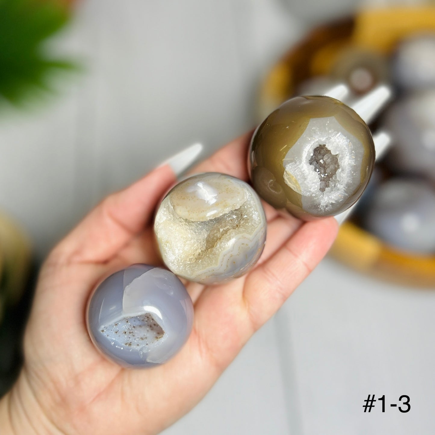 Druzy Agate Spheres