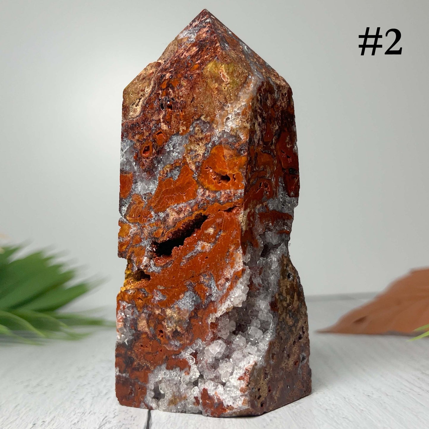 Druzy Jasper Towers