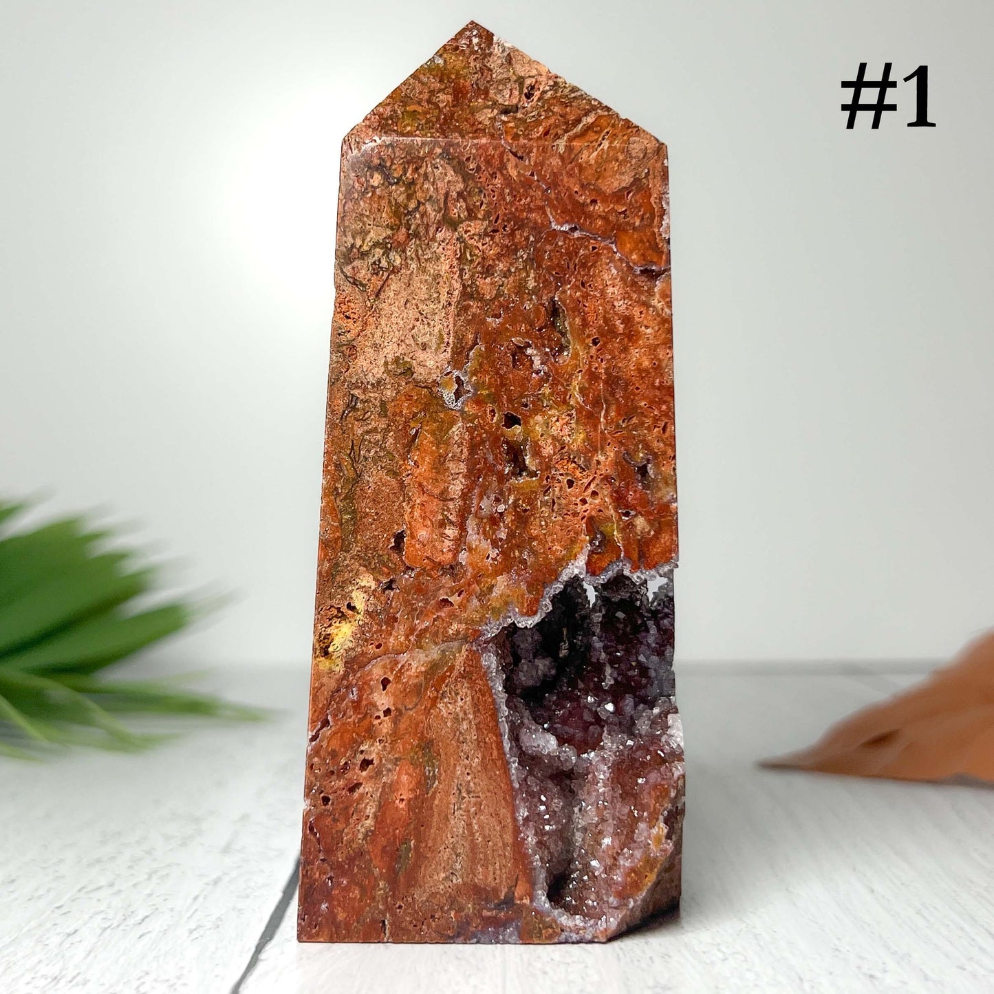 Druzy Jasper Towers