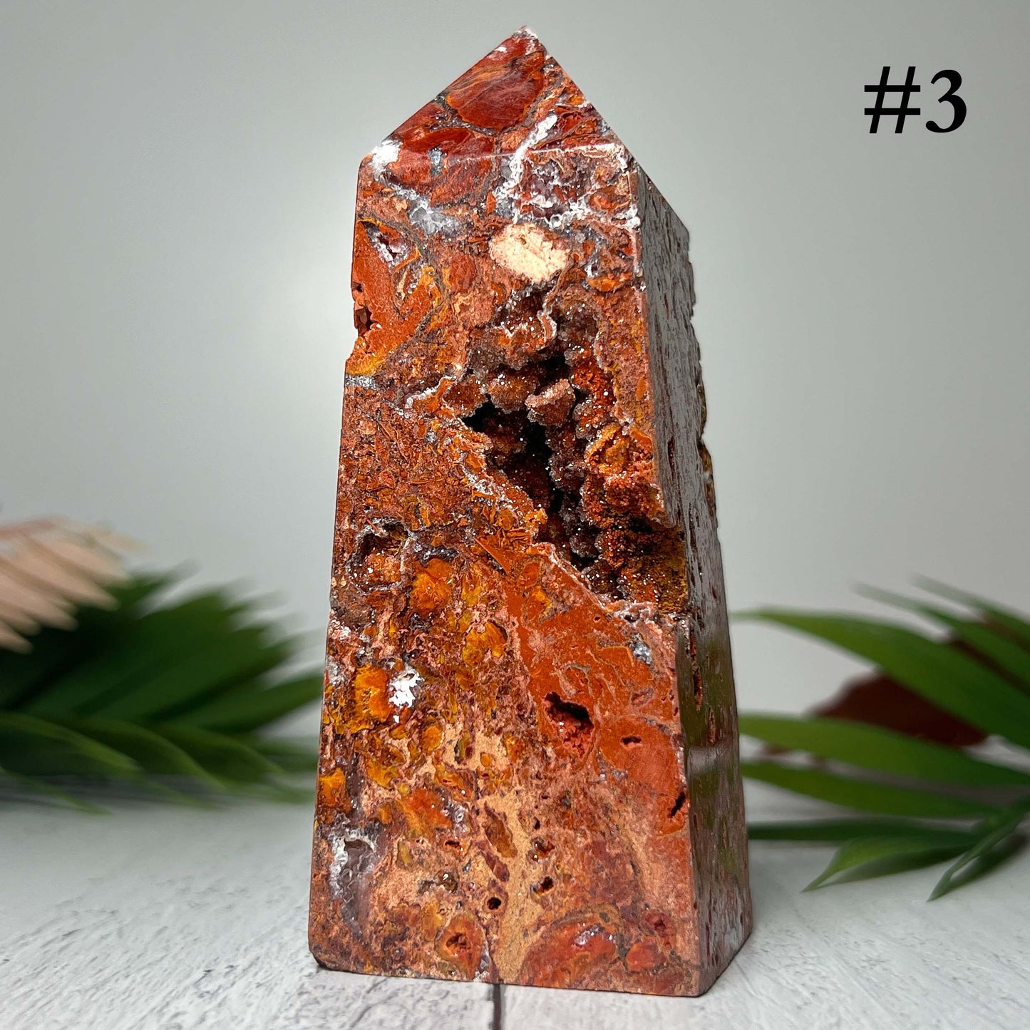 Druzy Jasper Towers