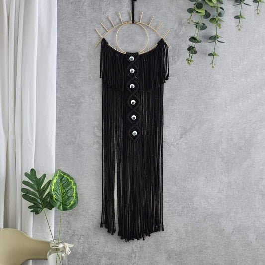 Evil Eye Macrame Wall Hanging