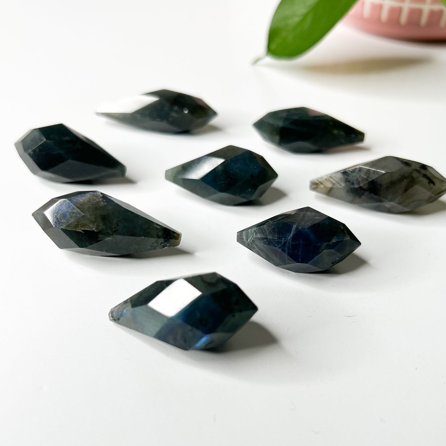 Faceted Labradorite Teardrop