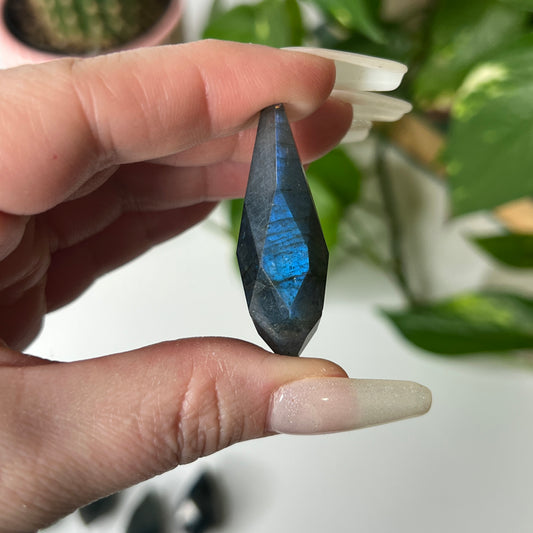 Faceted Labradorite Teardrop