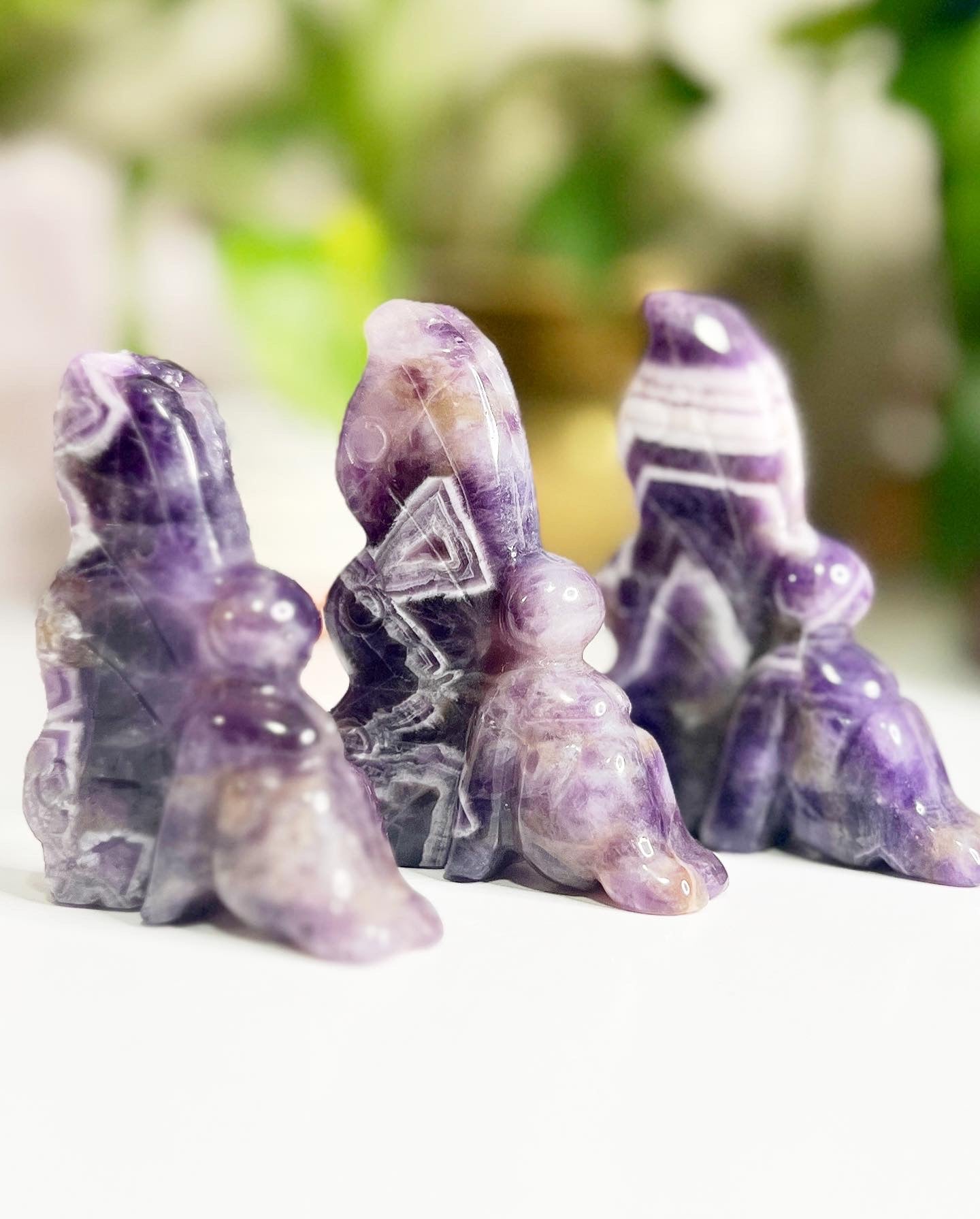 Large Chevron Amethyst Fairy