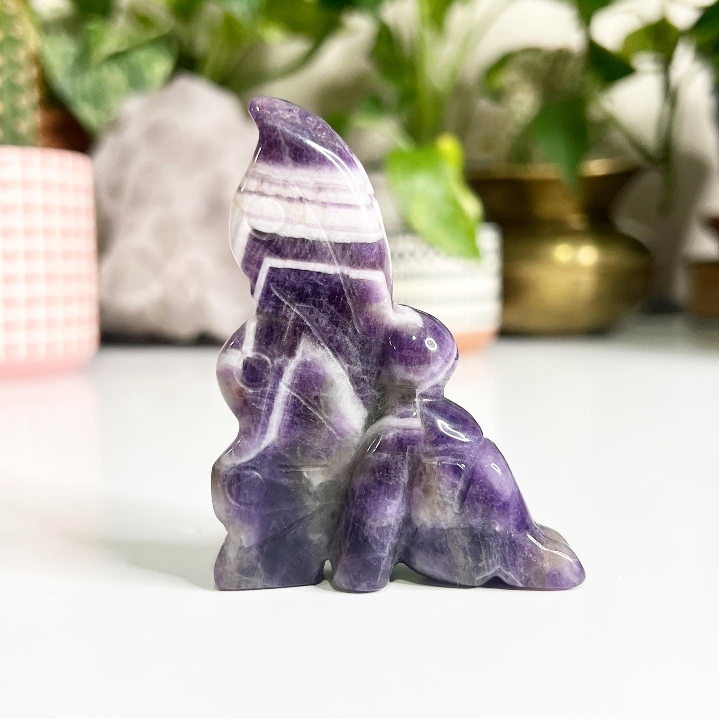 Large Chevron Amethyst Fairy