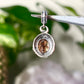 S925 Rutile Quartz & Sunstone   Pendants