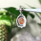 S925 Rutile Quartz & Sunstone   Pendants