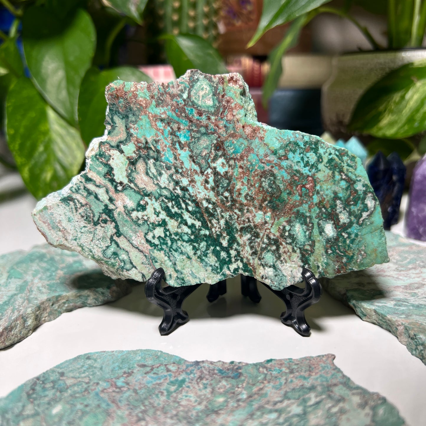 Rare Turquoise Chrysocolla Slabs