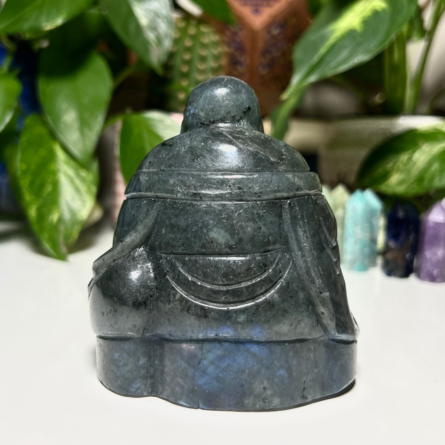 Labradorite Buddha