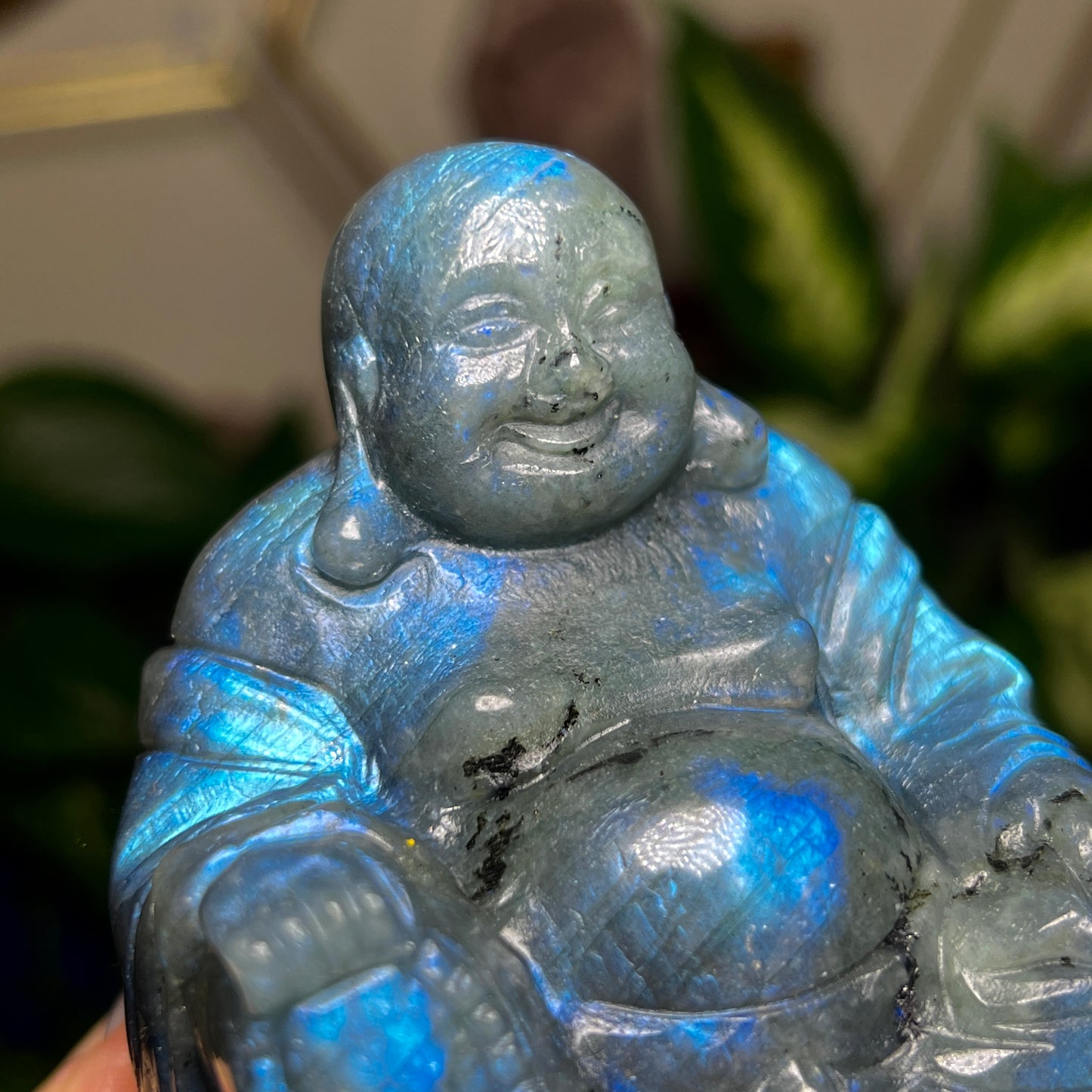 Labradorite Buddha