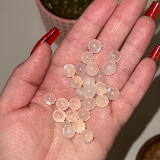 Mini Rainbow Moonstone Spheres