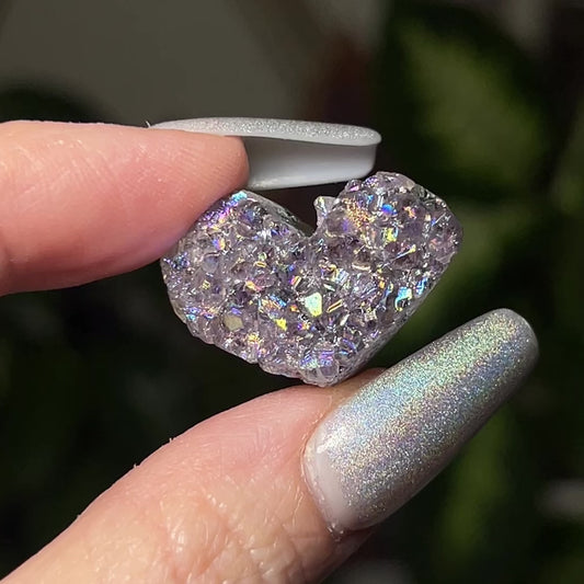 Aura Amethyst Hearts