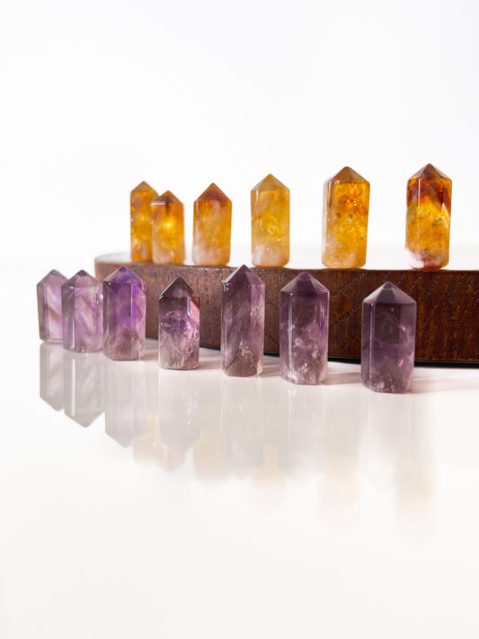 Mini Heated Amethyst Points