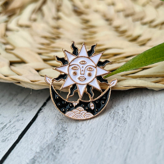 Sun and Moon Pin