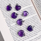 S925 Amethyst Heart Pendants