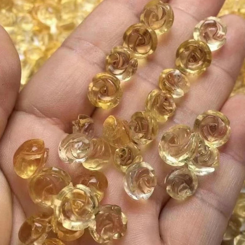 Mini Citrine Rose