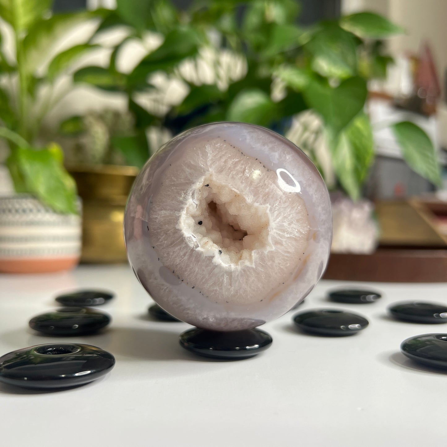 Rainbow Obsidian Donuts