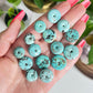 Mini Turquoise Donuts