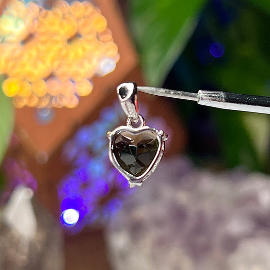 Smokey Quartz Heart Pendant