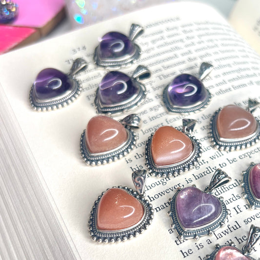 Sterling Silver Heart Pendants