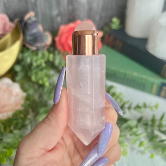 Rose Quartz Oil Roller