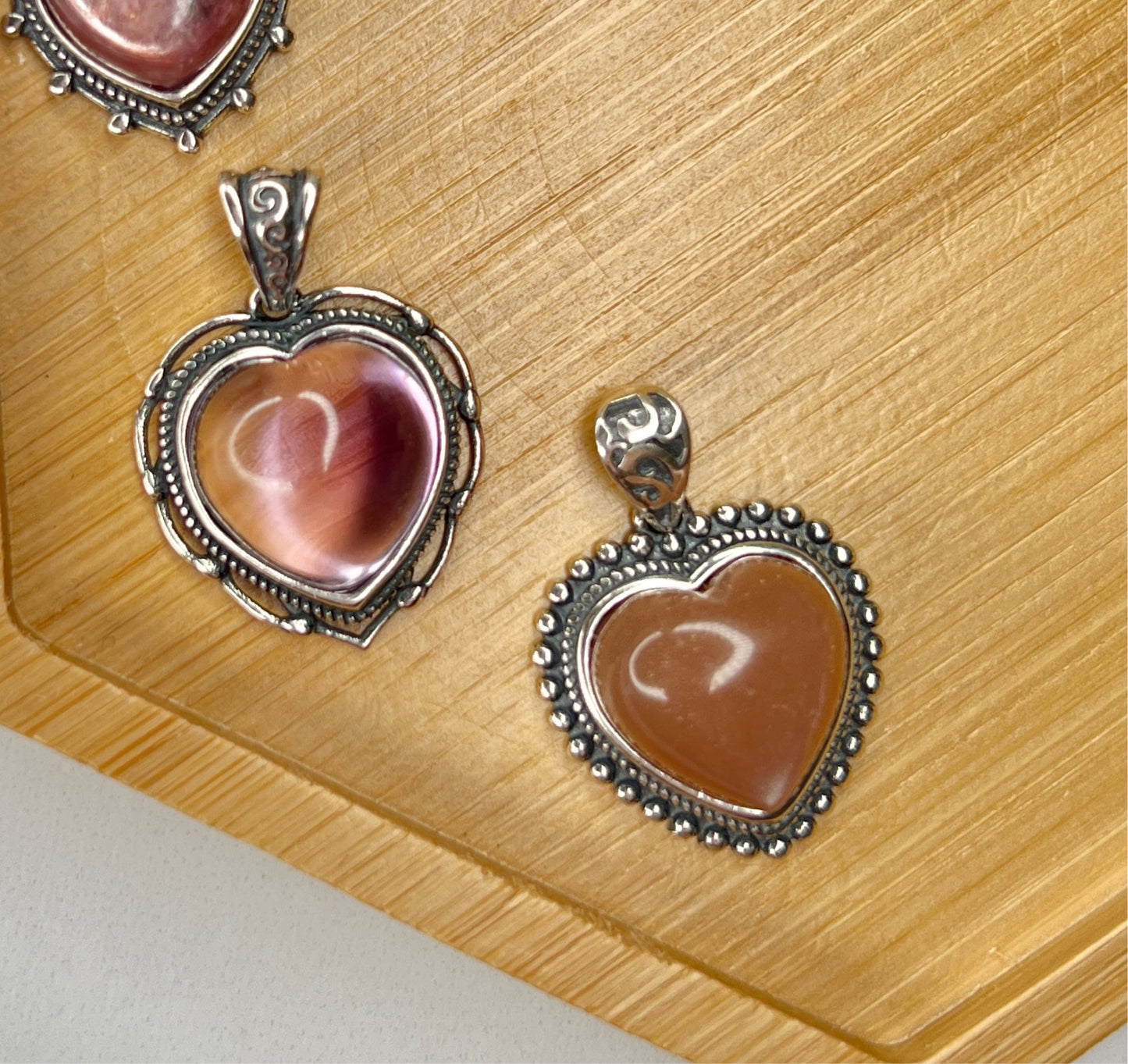 Sterling Silver Heart Pendants