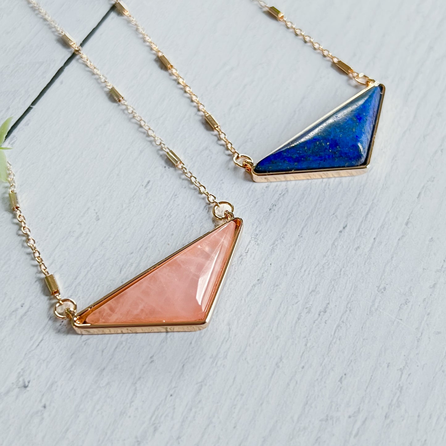 Triangle Necklaces